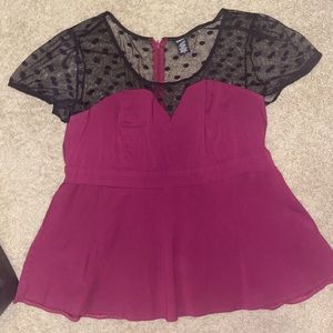 Peplum blouse